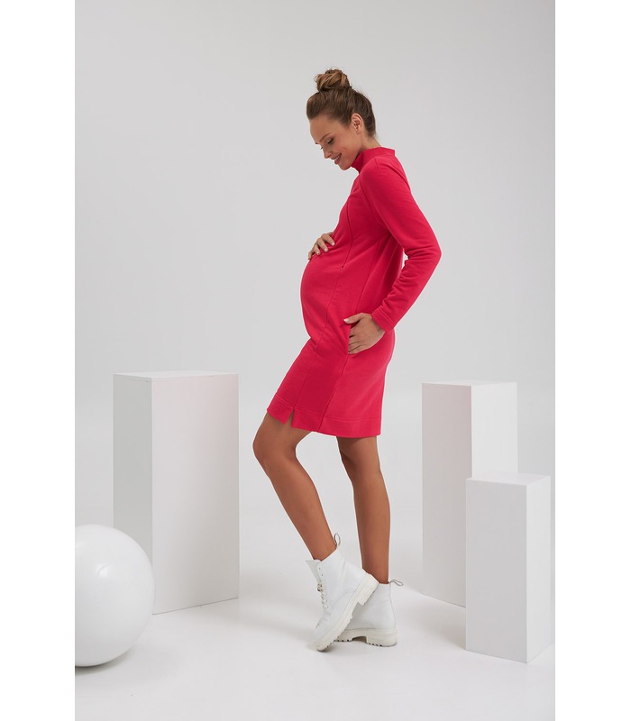 Сукня для вагітних мод.2170 1563 - малинова сукня вагітним та годуючим від МамаТато