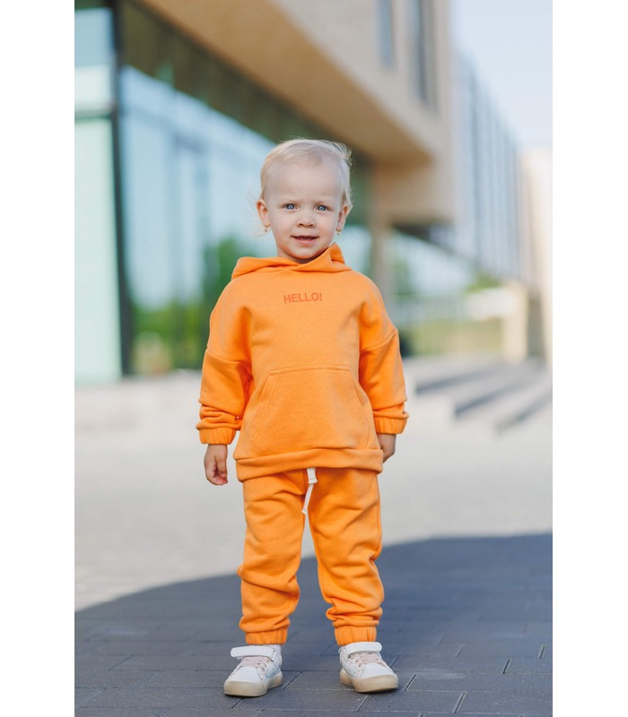 дитячий жовтий костюм осінь