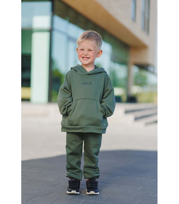 зелений дитячий костюм