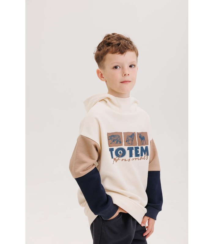 Детское худи ДЖ330 (280) - детская теплая кофта с капюшоном от МамаТато