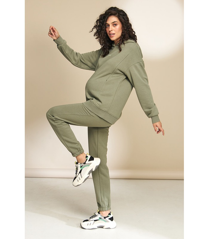 зелені штани для вагітних