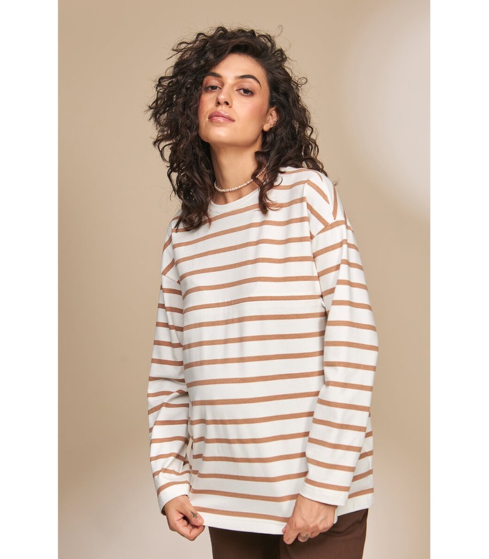 Лонгслив Никита BG от Юла Мама в категории Гольфы и лонгсливы кормящим на МамаТато