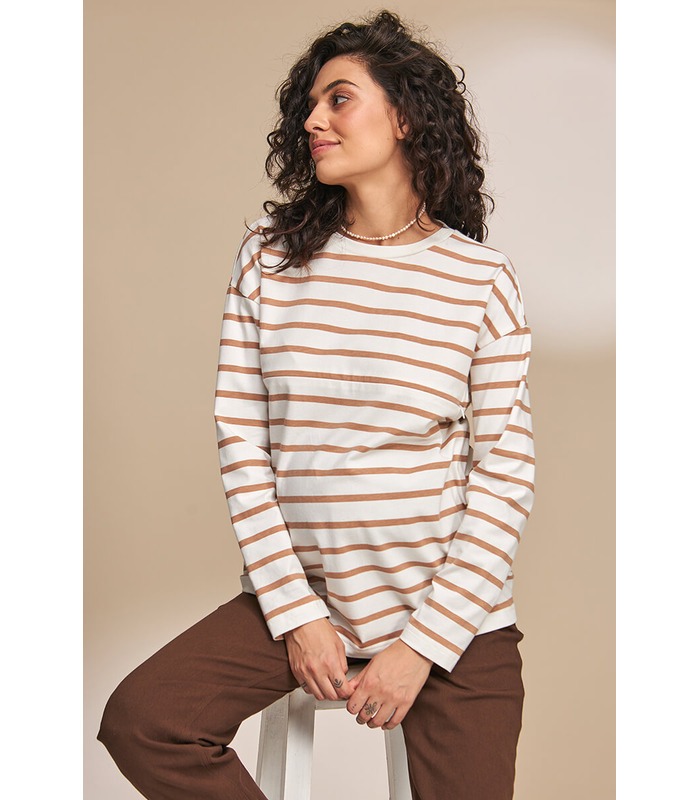 Лонгслив Никита BG от Юла Мама в категории Гольфы и лонгсливы кормящим на МамаТато