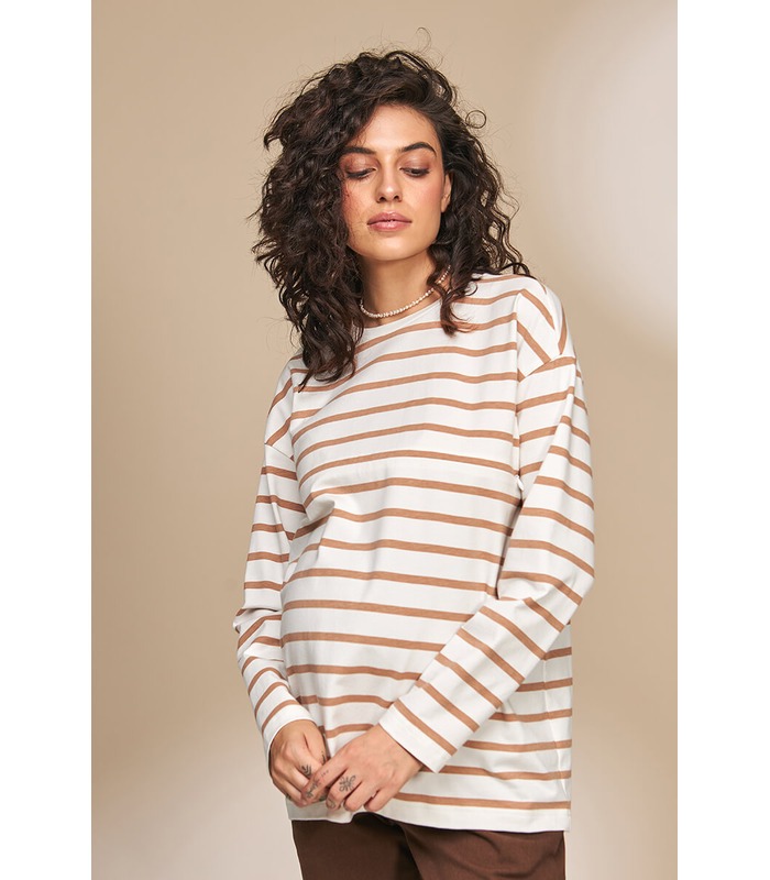 Лонгслив Никита BG от Юла Мама в категории Гольфы и лонгсливы кормящим на МамаТато