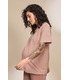 коричнева футболка для вагітних