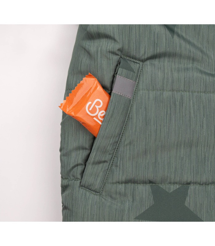 Детская осенняя куртка КТ314 (601) - осенняя зеленая детская куртка с принтом от МамаТато