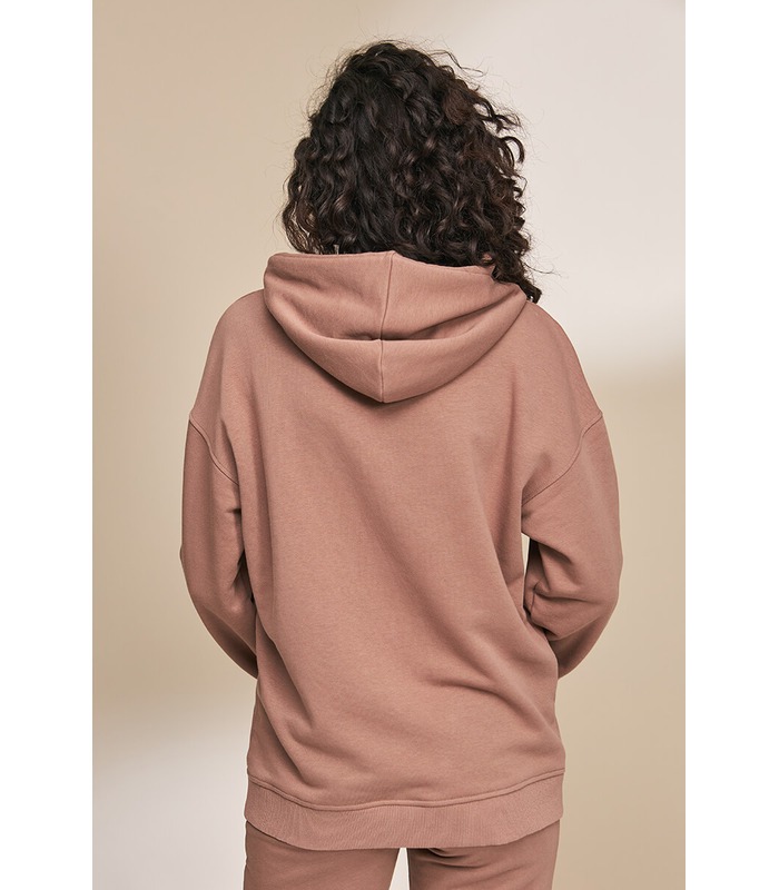 Худи Мира CA - коричневая кофта с капюшоном для беременных и кормящих от МамаТато