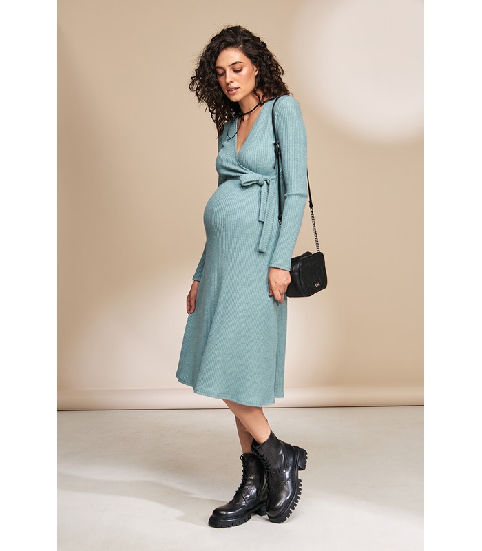 Платье Памела PL - теплое платье беременным и кормящим от МамаТато