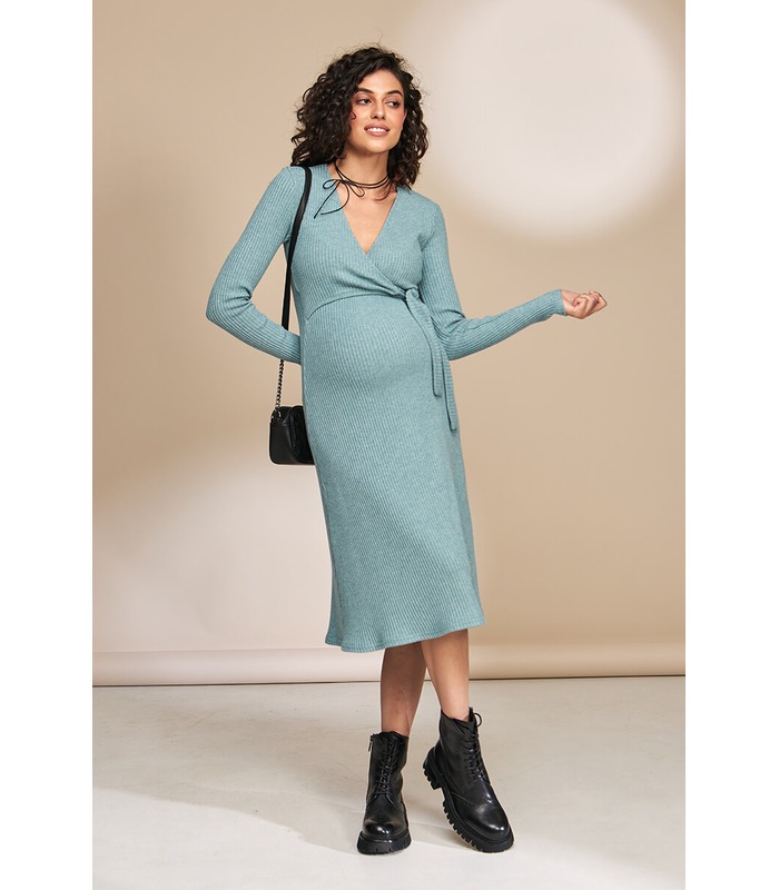 Платье Памела PL - теплое платье беременным и кормящим от МамаТато