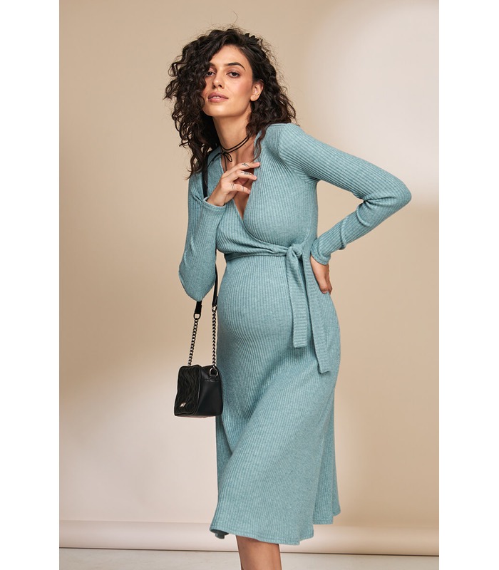 Платье Памела PL - теплое платье беременным и кормящим от МамаТато