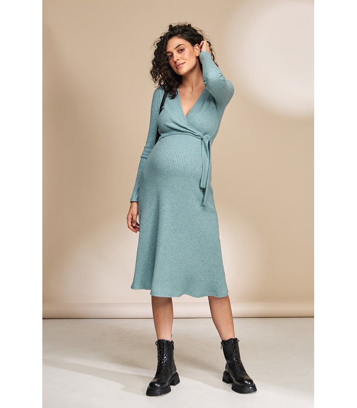 Платье Памела PL - теплое платье беременным и кормящим от МамаТато