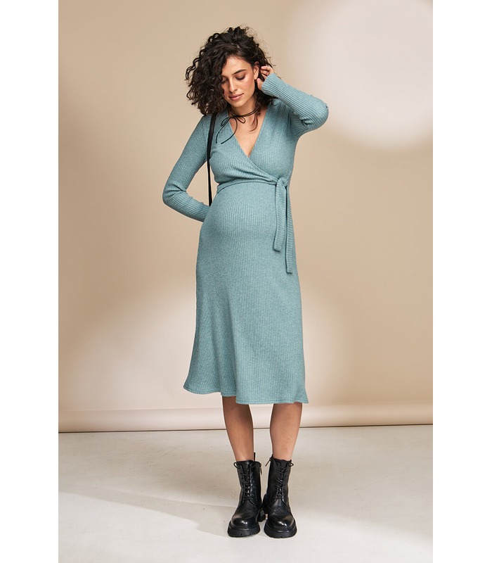 Платье Памела PL - теплое платье беременным и кормящим от МамаТато