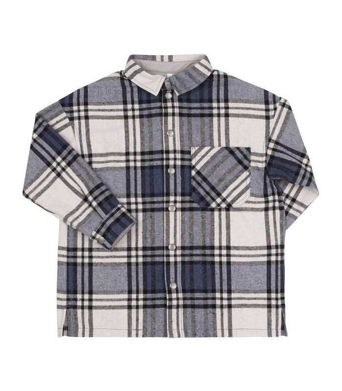 теплая детская рубашка