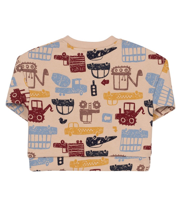 детский джемпер с машинками