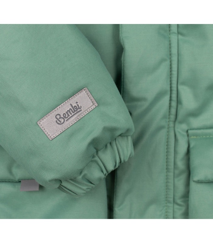 Детская осенняя куртка КТ313 (U00) - осенняя мятная детская куртка от МамаТато