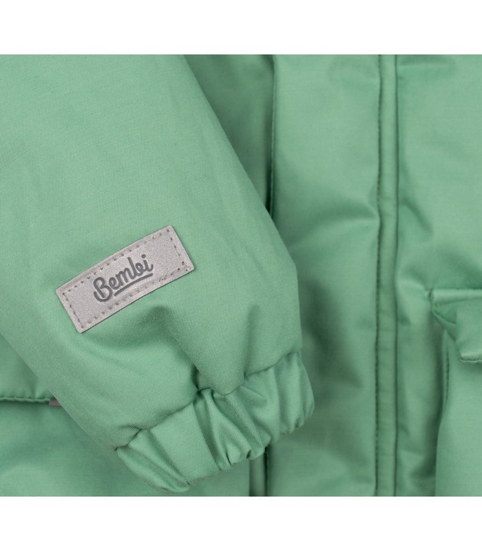 Детская осенняя куртка КТ313 (U00) - осенняя мятная детская куртка от МамаТато