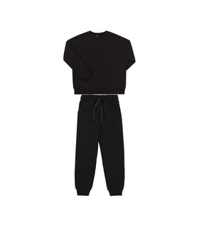 Детский костюм КС764 (YM0) ➤ теплый черный детский костюм мальчику от МамаТато