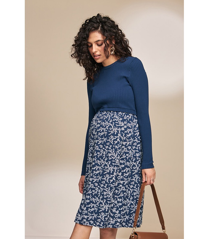 платье для беременных осень