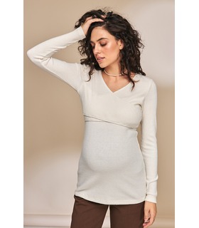 Джемпер Хелен ML от Юла Мама в категории Гольфы и лонгсливы кормящим на МамаТато