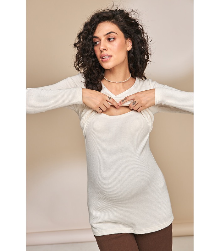 Джемпер Хелен ML від Юла Мама у категорії Гольфи та лонгсліви годуючим на МамаТато