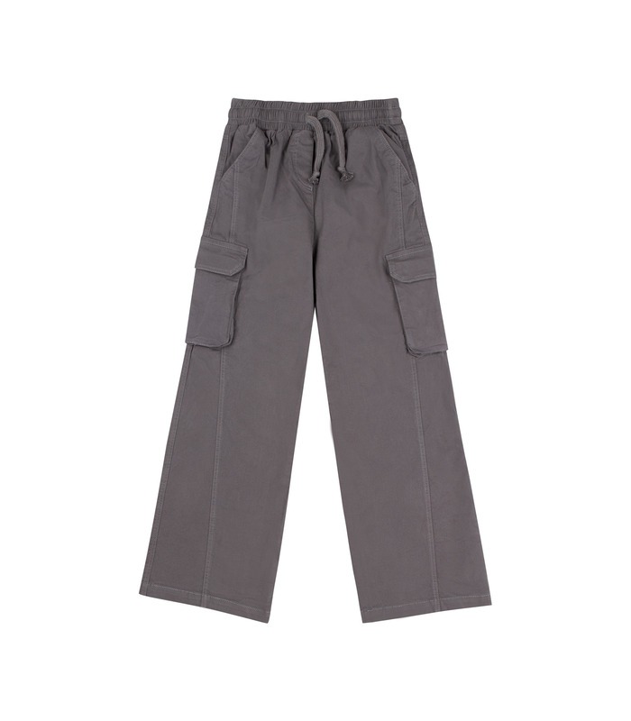 Детские коттоновые штаны ШР810 (X00) - серые детские штаны девочке от МамаТато