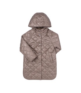 Детская осенняя куртка КТ291 (H00) - коричневая детская куртка девочке от МамаТато