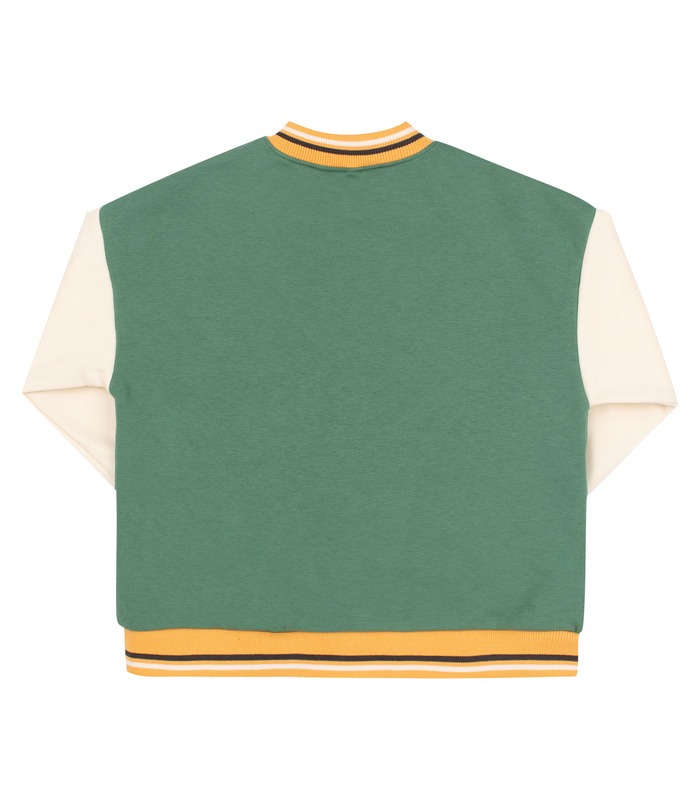 зеленый детский бомбер