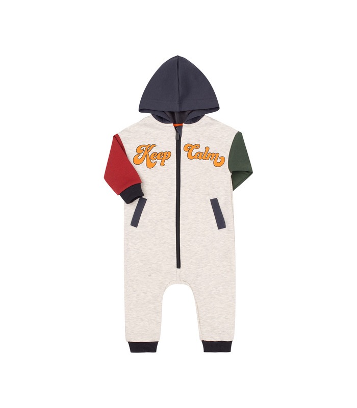 Детский комбинезон КБ210 (XM0) - детский теплый комбинезон с капюшоном от МамаТато