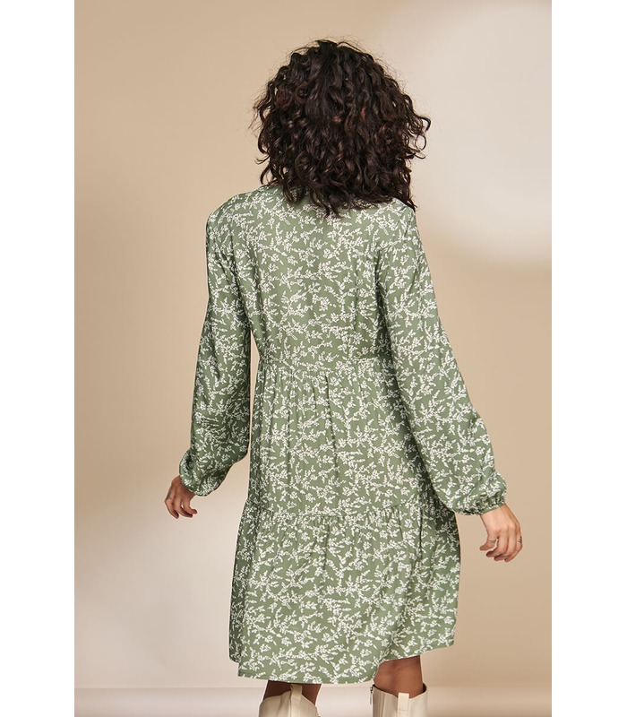 Платье Алисия OL - цветастое платье беременным и кормящим от МамаТато