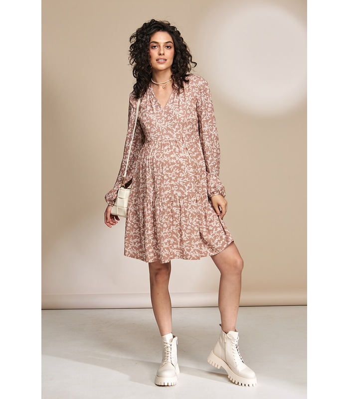 Платье Алисия CA - платье в цветочек беременным и кормящим от МамаТато