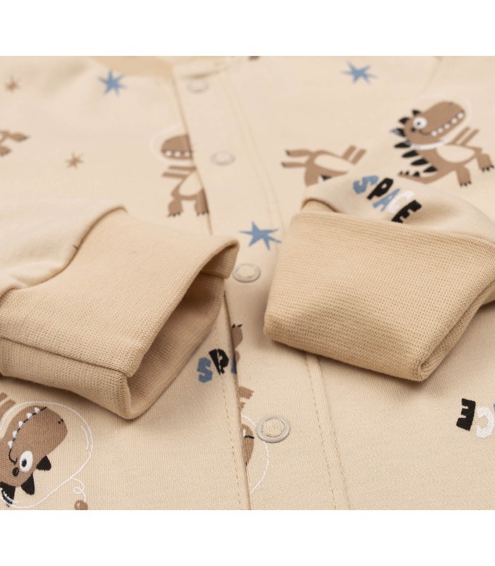 Дитячий комбінезон КБ122 інтерлок (G0E) - дитячий комінезон з динозаврами від МамаТато