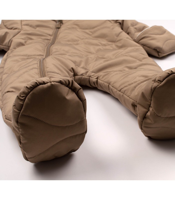 коричневый комбинезон для малыша