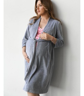 теплый халат для беременных