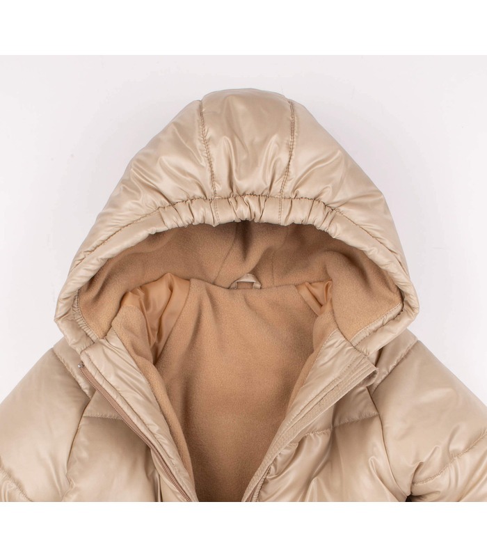 бежевый зимний детский костюм