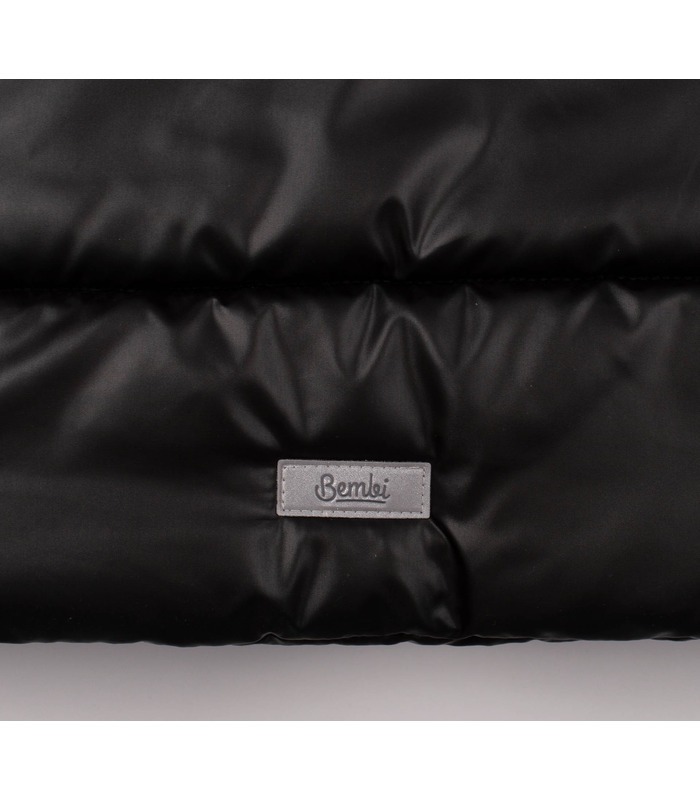 Детская зимняя куртка КТ305 (Y00) - теплая черная детская куртка девочке на зиму от МамаТато