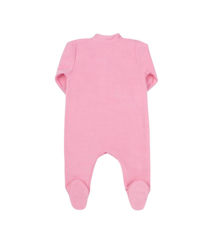 Дитячий комбінезон КБ214 (300) - дитячий рожевий флісовий комбінезон від МамаТато