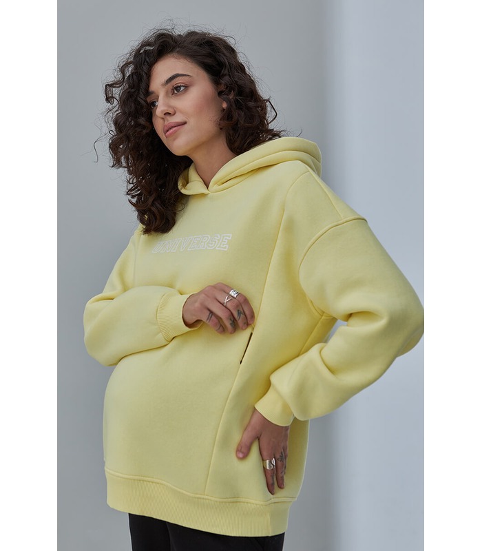 Теплое худи Юниверс YE от Юла Мама в категории Свитера и свитшоты кормящим на МамаТато