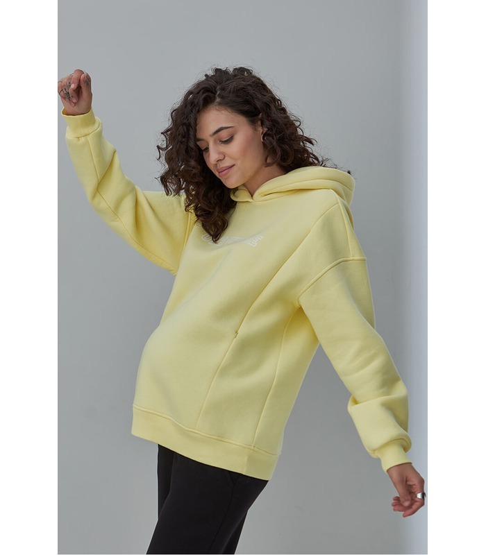 Теплое худи Юниверс YE от Юла Мама в категории Свитера и свитшоты кормящим на МамаТато