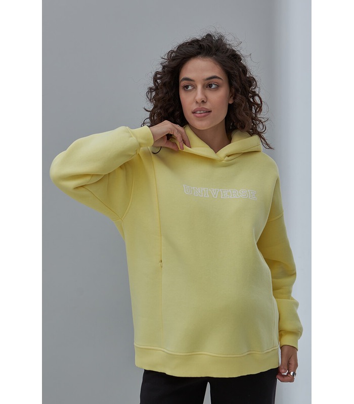 Теплое худи Юниверс YE от Юла Мама в категории Свитера и свитшоты кормящим на МамаТато