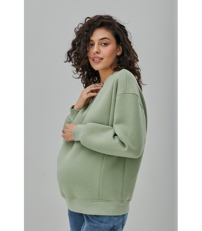 Теплый свитшот Клоя OL от Юла Мама в категории Свитера и свитшоты кормящим на МамаТато