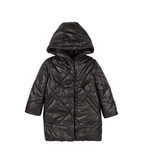 черная зимняя детская куртка