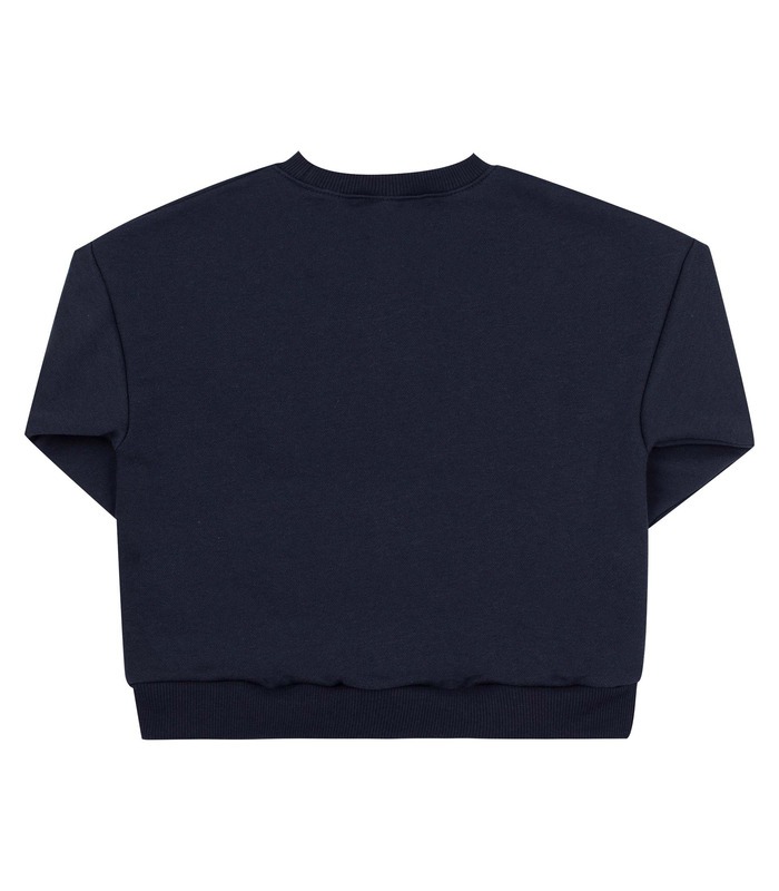 Дитячий джемпер ДЖ350 (205) - дитячий синій джемпер з новорічною вишивкою від МамаТато