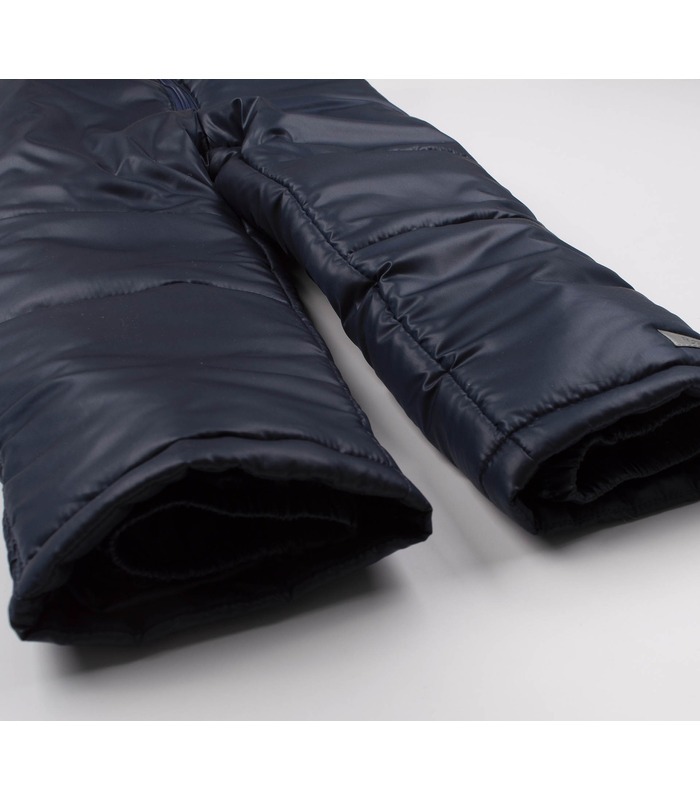 зимові дитячі штани на шлейках