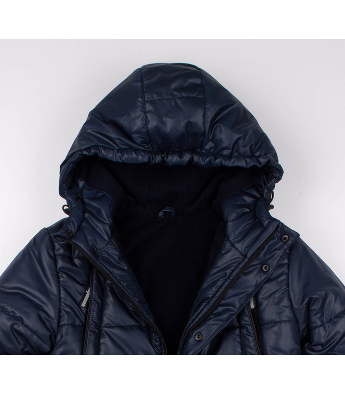 Детская зимняя куртка КТ309 (800) - синяя зимняя куртка для мальчика от МамаТато