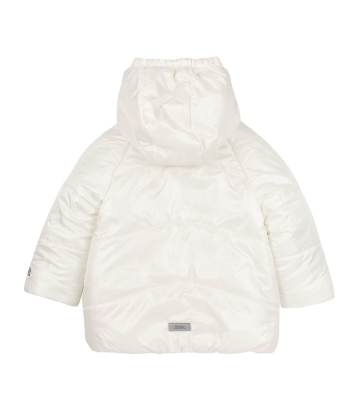 молочна дута куртка дівчинці