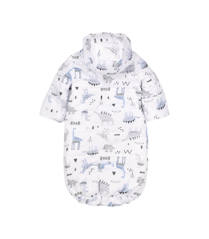 зимовий дитячий конверт з динозаврами