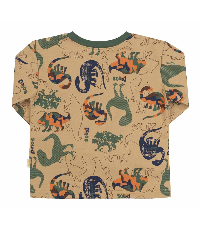 Дитяча байкова піжама ПЖ55 (ZZ1) - байкова дитяча піжама з динозаврами від МамаТато