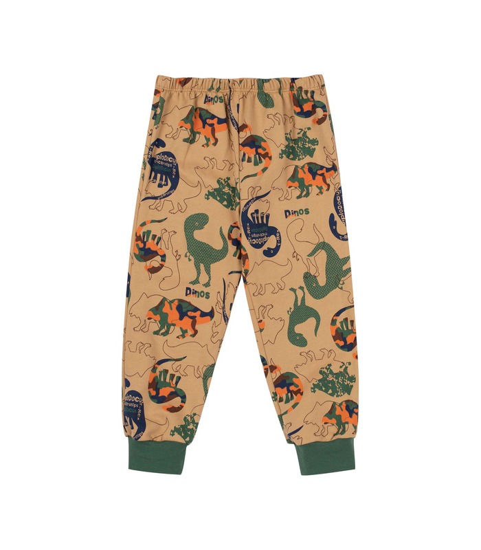 Дитяча байкова піжама ПЖ55 (ZZ1) - байкова дитяча піжама з динозаврами від МамаТато