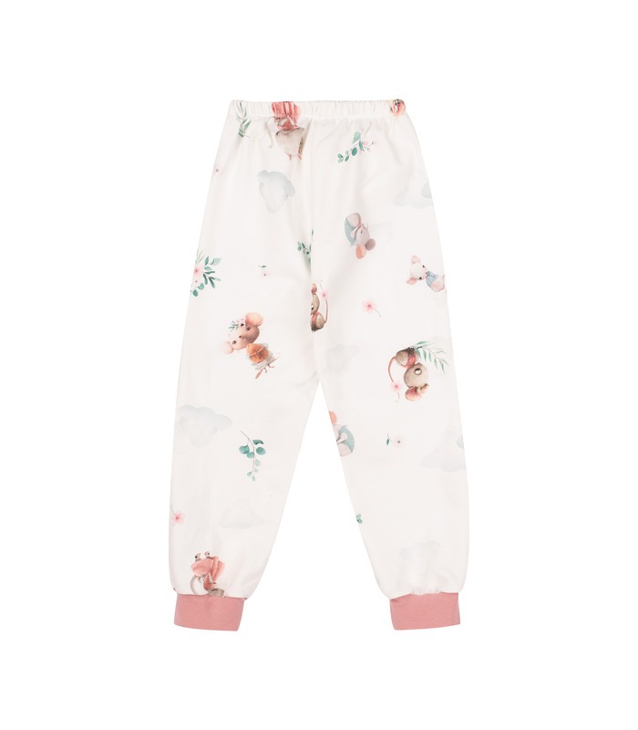 Дитяча байкова піжама ПЖ55 (221) - тепла дитяча піжама з мишками від МамаТато