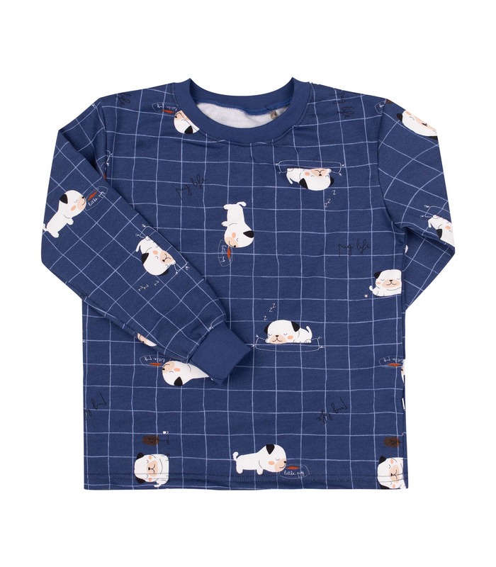 Дитяча байкова піжама ПЖ55 (883) - тепла дитяча піжама хлопчикам від МамаТато